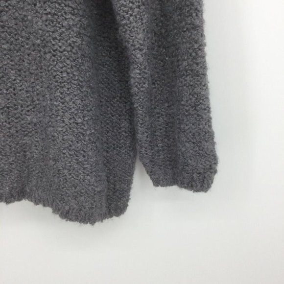 Susina Grey Boucle V-Neck Sweater Plus Size 1X - Picture 6 of 8
